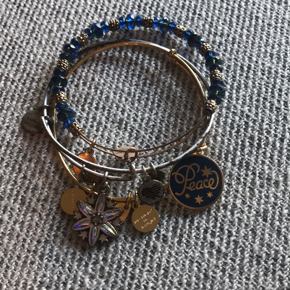 Alex and Ani Bracelet Set
